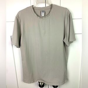 Stack Athletics LARGE Men’s Short Sleeve Tee Beige Gray Athletic